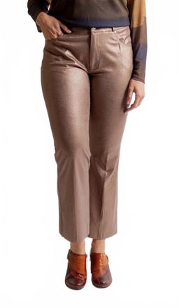 Insight Vegan Leather Pant In Bronze