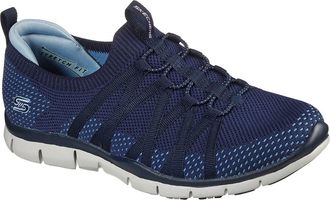 Skechers Womens Gratis Running Shoes In Navy
