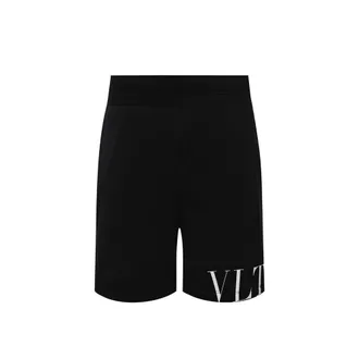 Valentino Black Modal Mens Shorts