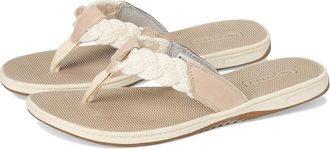 Sperry Top-Sider Parrotfish Braid Womens Sandals Bone : 5 M (B), Rubber
