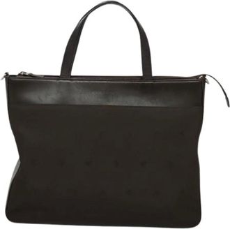 Burberry Pre-owned Tote Bags, female, Brown, Size: ONE SIZE Pre-owned Leather Tote