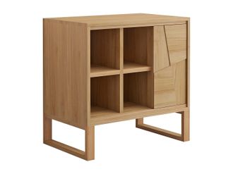Vente-Unique Mueble de ba&ntilde;o con patas de teca - An. 80 cm - MATARAM
