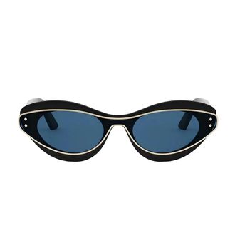Dior Sunglasses, female, Black, 70 MM, Meteor Sunglasses Black Blue Lenses