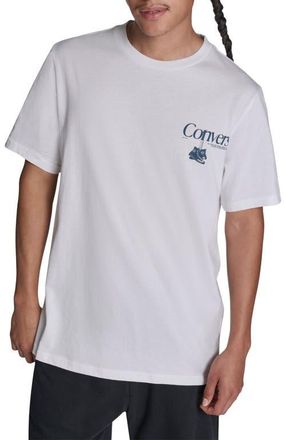 Converse Mens Hanging Shoes T-Shirt in White 10A at Nordstrom, Size X-Large