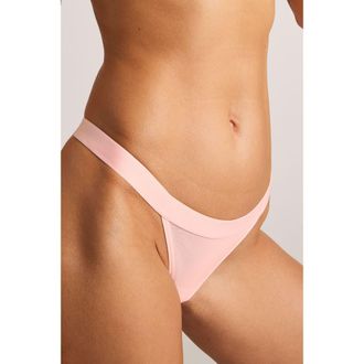 Negative Underwear Sieve Thong in Shell at Nordstrom, Size Xx-Large