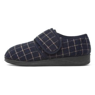 Jo & Joe Dennis Mens Navy Wider Fit Slipper - Size 10 UK - Blue