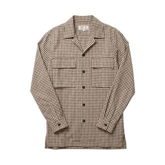 Department Five Casual Shirts, male, Brown, Size: XL Gocentre Giacca-Camicia Stile Militare