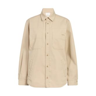 A.P.C. Chemise Japonais - Heren - Zomerjassen - Beige - S - Katoen - Jassen