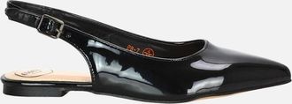 XY London Womens XY London Womens/Ladies Mindy Sling Back Ballerina Flats - Black - Size: 5