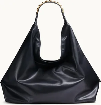 DKNY Bellmore Large Hobo in Blk/gold at Nordstrom