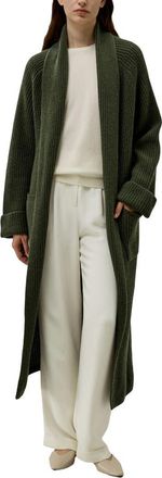 LilySilk X LYDIA MILLEN Evergreen Cardigan in Avocado Green at Nordstrom, Size X-Large