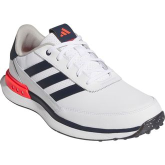 adidas S2G 24 Waterproof Leather Spikeless Golf Shoe in Ftwwht/con at Nordstrom Rack, Size 9.5