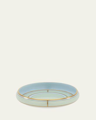 Ginori 1735 Diva Round Tray, Verde
