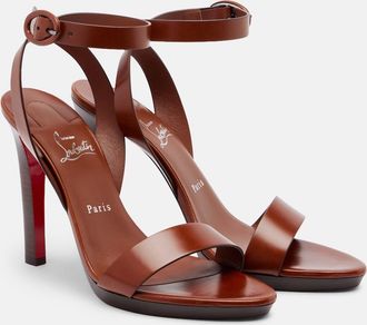 Christian Louboutin Fanny leather slingback sandals