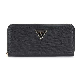 Guess Wallets & Cardholders, female, Black, Size: ONE SIZE Laurel II Large Zip-Around Wallet