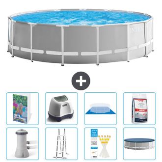 Intex Piscina Prism Frame Redonda - 457x122 Cm - 9-piezas S649