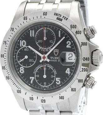 Tudor Chrono Time Stainless Steel Wristwatch (Pre-Owned)