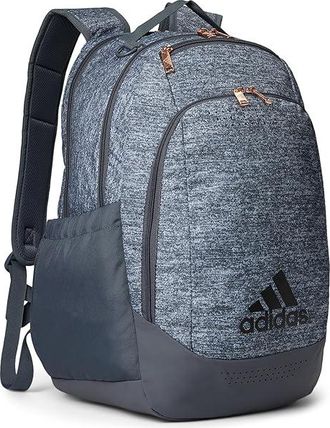 adidas Defender Backpack Backpack Bags Jersey Onix Grey/Onix Grey/Rose Gold, Polyester