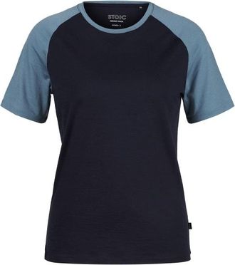 Stoic Merino155 LaholmSt. Raglan Shirt Merinoshirt f&uuml;r Damen | blau
