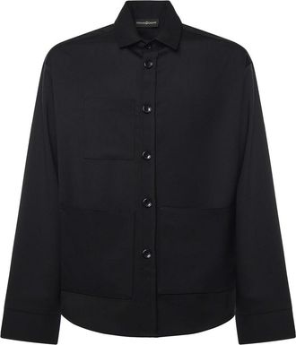 Giuliano Galiano Tobhias Wool Shirt
