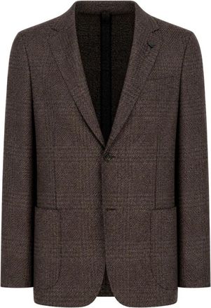 Lardini Cn 6202E Blazer - Heren - Blazers - Bruin - L - Jassen