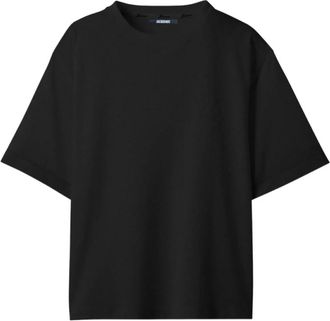 Jacquemus Rond Carr&eacute; T-shirt - Heren - T-shirts - Blauw - S - Polyester - Tops