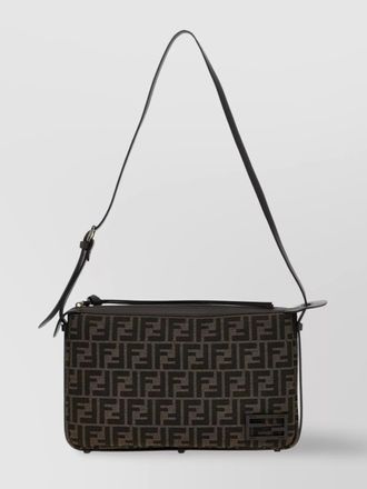 Fendi medium logo pattern shoulder bag