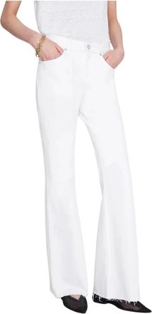 Anine Bing Donna, Pantaloni, Bianco, W30, new