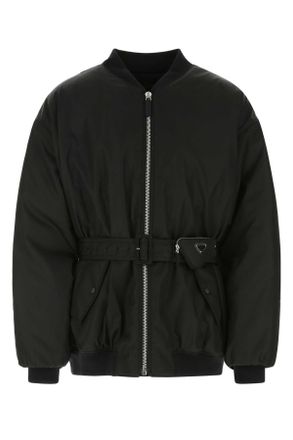 Prada Black Re Nylon Padded Jacket