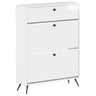 vidaXL Armario Zapatero Breda 78 X 24 X 103 Cm Madera De Ingenier&iacute;a Vidaxl