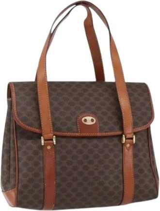 Celine Pre-owned Plastic Handbag - Dames - Vintage Handtas - Bruin - ONE Size - Vintage