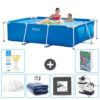 Intex Piscina Con Estructura Rectangular - 220x150x60 Cm - 7-piezas S31