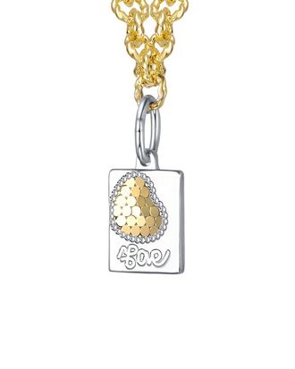 Rachel Glauber Silver Cz Chain Necklace