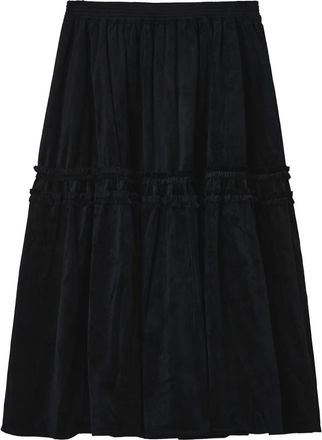 Tout &agrave; Coup Rok met ruches - Zwart