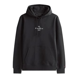 Tommy Hilfiger Hoodies, male, Black, Size: L Felpa