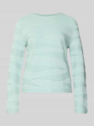 Tom Tailor Regular Fit Pullover aus reiner Baumwolle in Mint, Gr&ouml;&szlig;e XXXL