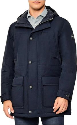 HUGO BOSS H-Detoni Jas - Heren - Gewatteerde jassen - Blauw - M - Jassen