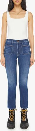 Mother Patch Pocket Insider Flood Jean In On Your Left