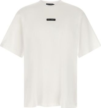 Dolce & Gabbana White Regular Logo T-Shirt