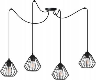 OEM L&aacute;mpara De Techo Colgante Ara&ntilde;a Spider Loft E27 Led