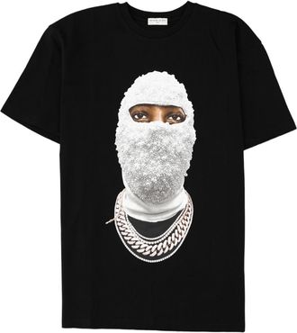 Ih Nom Uh Nit Black Masked Design Graphic T-Shirt