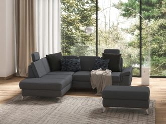 Sit&more Ecksofa »Padua L-Form« inklusive Sitztiefenverstellung, Armteilfunktion und Federkern