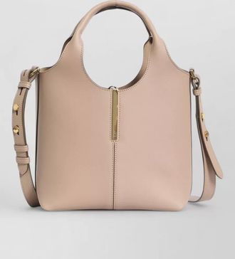 Tod's mini leather bucket bag top handles