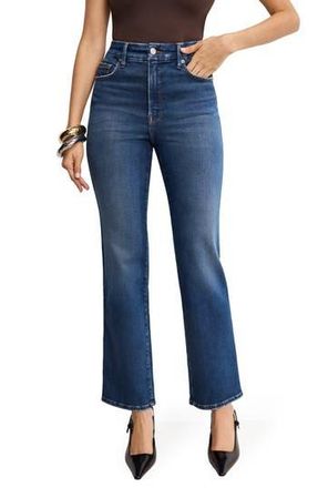 Good American Good Curve Straight Leg Jeans in Indigo989 at Nordstrom Rack, Size 10