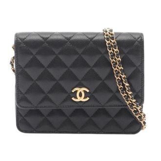 Chanel Pre-owned Matelasse Grained Calf Shoulder Bag - Dames - Pre-owned - Zwart - Maat: ONE Size Leer