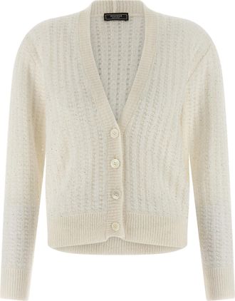 PESERICO Tricot Cardigan Maglioni Bianco-Donna