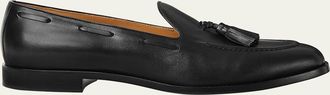 Loro Piana Mens Serge Walk Heritage Leather Tassel Loafers