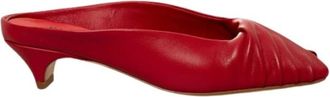 Halmanera Sandalo sabot - Dames - Muiltjes - Rood - 36 EU - Leer - Schoenen
