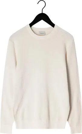 Profuomo Truien & Vesten, Heren, Beige, M, Katoen, Structure Crew Neck