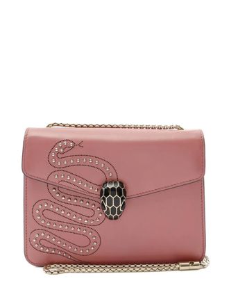 Bulgari 2010s Serpenti Forever shoulder bag - women - Calf Leather - One Size - Pink